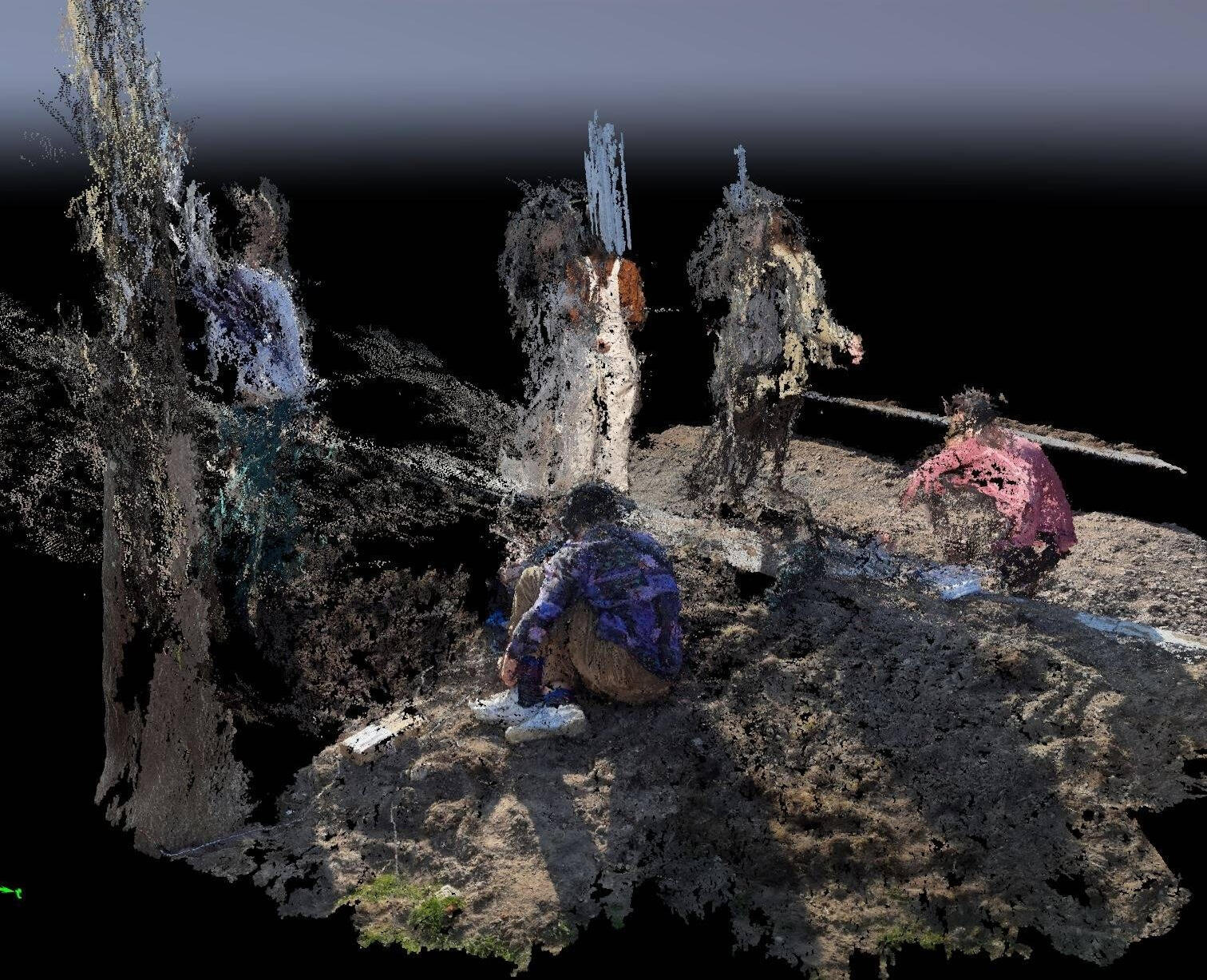 Zoöp DataFusion point cloud portraits 2 by Rodrigo Delso